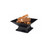 LOVEZOE Modernisation Square BBQ Grill Outdoor Heater Garden Outdoor Fireplace Portable Fire Pit Contracted Barbecue Brazier Wood Stove