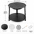 Outdoor Fire Pit, Wood Burning Fire Bowl, BBQ Grill Patio Table