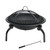 Wood Burning Fire Pit Small Fire Pit with Mesh Lid