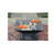 Portable Square Fire Pit, Outdoor Wood Burning BBQ Brazier for Garden Patio