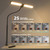 Motumen Led Desk Lamp for Home Office, Eye-Care Desk Light Clamp, Black