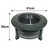 Round Metal Fire Pit Wood Burning Firepit