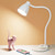 BOHON LED Desk Lamp with USB Charging Port, 3 Color Modes Dimmable, White