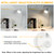 BOHON LED Desk Lamp with USB Charging Port, 3 Color Modes Dimmable, White