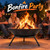 Outdoor Fire Pit Bowl, Fire Pit Wood Burning for Backyard Bonfire & BBQ
