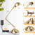 TOBUSA Architect Gold Desk Lamp, Adjustable Touch Control Vintage Desk Lamp