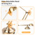 TOBUSA Architect Gold Desk Lamp, Adjustable Touch Control Vintage Desk Lamp