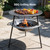 Fire Pit with Grill,Wood Burning Outdoor Fire Pit for Camping Backyard