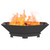 HKPWRBFG Hexagonal Wood-Burning Fire Pit, Weathering Steel Outdoor Bowl