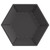 HKPWRBFG Hexagonal Wood-Burning Fire Pit, Weathering Steel Outdoor Bowl
