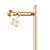 Globe Electric 52889 West 15" LED Integrated Desk Lamp, Matte Brass, 200 Lumens, Dimmer Rotary Switch