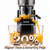 Garvee Cold Press Juicer Machines Easy Clean for Fruits Greens Home Kitchen