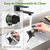 Anybear Masticating Juicer Machines, 3.5" Large Feed Chute Cold Press Juicer Fit Whole Fruits Vegetables with Quiet Motor | 5 Speed Modes | Easy to Clean with Brush | BPA Free (Silver & Black)