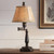 22 1/2" High Desk Lamp Bronze Andrea Swing Arm Dimmer and USB Charging Port