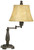 22 1/2" High Desk Lamp Bronze Andrea Swing Arm Dimmer and USB Charging Port