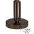 Samuel 21 1/4" High Bronze Brown Desk Lamp USB Mica Shade Swing Arm