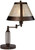 Samuel 21 1/4" High Bronze Brown Desk Lamp USB Mica Shade Swing Arm