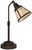Malta 18 1/2" Small Desk Lamps Set of 2 Adjustable Satin Bronze Brown
