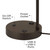 Colby 21" High Desk Lamp USB Bronze Brown Base Modern with Linen