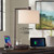 Colby 21" High Desk Lamp USB Bronze Brown Base Modern with Linen