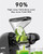 SIFENE Mini Slow Masticating Juicer, Dual Feed Chute, Quiet Motor, Black