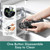 SIFENE Cold Press Juicer Machine, Horizontal Masticating Extractor, Gray