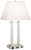 Amity 26" Tall Desk Lamp Port Outlet USB Charging Ports Modern Brushed