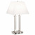 Amity 26" Tall Desk Lamp Port Outlet USB Charging Ports Modern Brushed