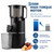 IDEALHOUSE Cold Press Slow Juicer Machine, 250W Masticating Juice Extractor
