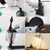 PSDSSHIIS Industrial Desk Lamp Metal Modern Table Lamp 22", Adjustable Neck (4000K) with Adjustable Switch, Ideal for Office Desk Bedroom Bedside Lamps Study Room Living Room Side Table (Nickel)
