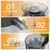 KMFurnila Juicer Machine, Centrifugal Juicer Exactor with 3-Speed, Silver