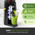 AAOBOSI Juicer Machines, Cold Press Juicer with 5.8" Wide Feed Chute Black