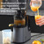 Large Diameter Juicer, Fully Automatic Fruit & Vegetable Juicer with Dual-Channel Pulp Separation, Multi-Stage Spiral Extrusion, Easy to Clean