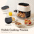 4.23 Glass Air Fryer, PFAS-Free Non Toxic Small AirFryers 1350W