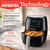 Gourmia Air Fryer - 4 Qt Basket Capacity, 12 Cooking Presets, Black