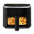 NEWBULIG Air Fryer, 4QT Airfryer 8 Presets, Viewing Window, Nonstick Basket