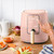 3 Qt Digital Air Fryer with Touchscreen, TurboCrisp Technology, 4 Cooking Presets, 1200W, Ceramic Nonstick (Rose)