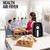 XJPWZER The Air Fryer With Adjustable Temperature Tower Has a Fast Circulation System, Oil-free and Low-fat Cooking