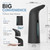 Summon The Elves Automatic Liquid Soap Dispenser, 4-Level,Rechargeable