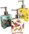 Multi Use Ceramic Countertop Soap Dispenser,Large Capacity Refillable Liquid Shampoo,Lotion, Soaps Pump Bottle Suitable Size(D)