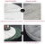 Multi Use Marble Soap Dispenser, Refillable Shower 165ml 5.5oz Bathroom Countertop, Liquid Lotion Bottle Suitable Size(B-Black,Round)