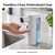 Bvdfgk Automatic Electric Soap Dispenser Touchless Hand Soap Dispenser with Rounded Top and Front Sensing Opening Compact Tall Cylindrical Body PP Silicone, Yellow