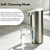 2 Pack Automatic Soap Dispenser,1200mAh Stainless Steel,4-Level Adjustable