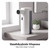 Bvdfgk Automatic Electric Soap Dispenser Touchless Hand Soap Dispenser with Rounded Top and Front Sensing Opening Compact Tall Cylindrical Body PP Silicone, White