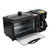 Denash 3 in 1 Breakfast Station Coffee Maker Toaster Oven and Nonstick