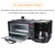 3 In 1 Breakfast Station Coffee Maker Toaster Oven Griddle Egg Bacon Maker