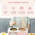 Multifunctional 4-In-1 Station Breakfast Maker Machine, With Oven, Cooking Pot, Steamer Timer, For Small Kitchen (Pink)