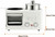 1200W Electric Breakfast Station - 4-in-1 Multifunctional Machine with Sandwich Maker, Oven, Frying Pan, Steamer and 0-60 Min Timer for Kitchen and Home Use
