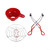 Metal Canning Set with Wide Mouth Funnel Rack