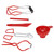 POENVFPO Canning Kit with Magnetic Lid Lifter (Red)